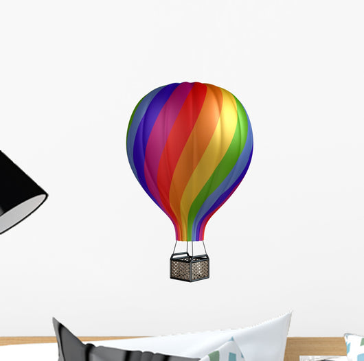 Colorful Hot Air Balloon Wall Decal