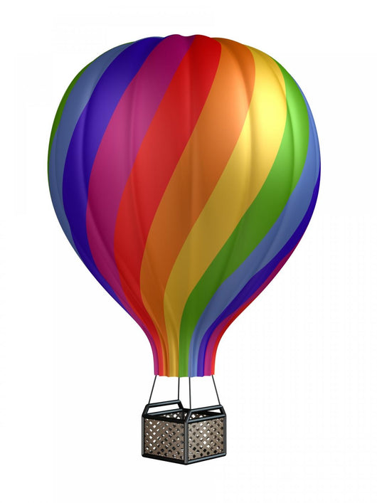 Colorful Hot Air Balloon Wall Decal