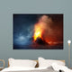 Volcano Eruption Large Volcano Wall Decal