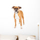 Cute Boxer Dog Wall Decal