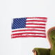 Grunge USA Flag Wall Decal