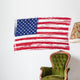 Grunge USA Flag Wall Decal