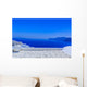 Greek Scene Oia Blue Wall Decal