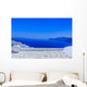Greek Scene Oia Blue Wall Decal