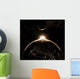 Planet Earth with Moon Wall Decal