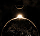 Planet Earth with Moon Wall Decal
