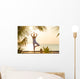 Yoga Beach Sunset Wall Decal