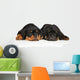 Cute Rottweiler Puppies Wall Decal