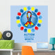 Autism Awareness Month Design Wall Decal