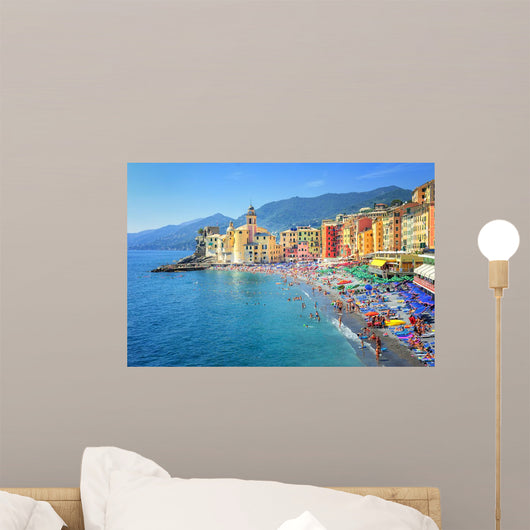 Camogli Italy Sandy Beach Wall Decal