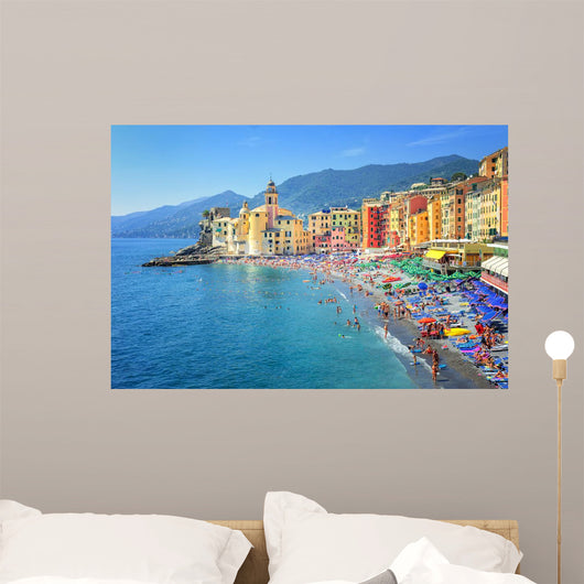 Camogli Italy Sandy Beach Wall Decal