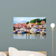 Colorful Basque Houses Port Wall Decal