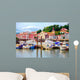 Colorful Basque Houses Port Wall Decal