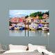 Colorful Basque Houses Port Wall Decal