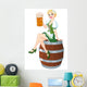 Oktoberfest Girl Wall Decal