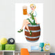 Oktoberfest Girl Wall Decal
