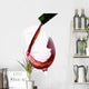 Red Wine Pouring into Wall Decal