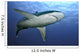 Slivertip Shark Wall Decal Design 2
