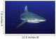 Grey Polynesian Shark Wall Decal