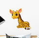 Cartoon Funny Baby Giraffe Wall Decal