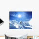 Snow-covered High Mountain Wall Decal
