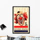Stamp Circus Clown Wall Decal