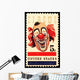 Stamp Circus Clown Wall Decal