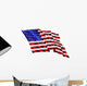 Wave American Flag Wall Decal