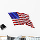 Wave American Flag Wall Decal