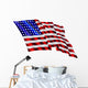 Wave American Flag Wall Decal
