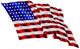 Wave American Flag Wall Decal