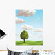 Single Tree Sunny Landscape Wall Decal