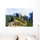 Misty Clouds over Machu Wall Decal