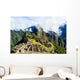 Misty Clouds over Machu Wall Decal