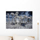 Infrared Wetland Landscape Wall Decal