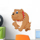 Illustration Bulldog Cartoon Wall Decal