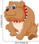 Illustration Bulldog Cartoon Wall Decal