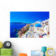 Oia Santorini Greek Island Wall Decal
