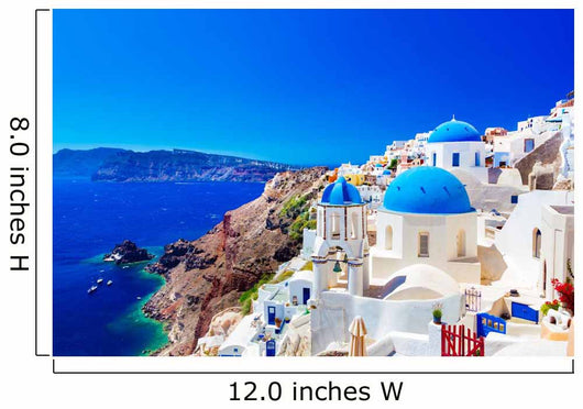 Oia Santorini Greek Island Wall Decal