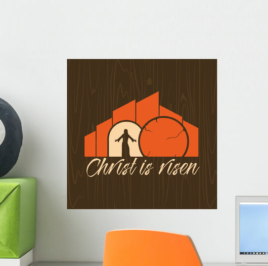 Biblical Illustration Christ Is Wall Decal Design 2