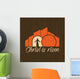 Biblical Illustration Christ Is Wall Decal Design 2