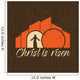 Biblical Illustration Christ Is Wall Decal Design 2