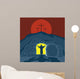 Biblical Illustration Christ Is Wall Decal Design 1