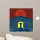Biblical Illustration Christ Is Wall Decal Design 1