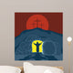 Biblical Illustration Christ Is Wall Decal Design 1