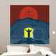 Biblical Illustration Christ Is Wall Decal Design 1