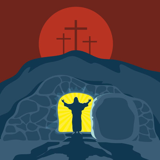 Biblical Illustration Christ Is Wall Decal Design 1