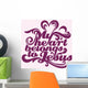 My Heart Jesus Wall Decal