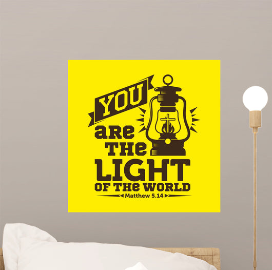 Bible Typographic You Are Wall Decal