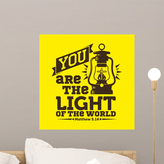 Bible Typographic You Are Wall Decal